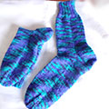 blue socks