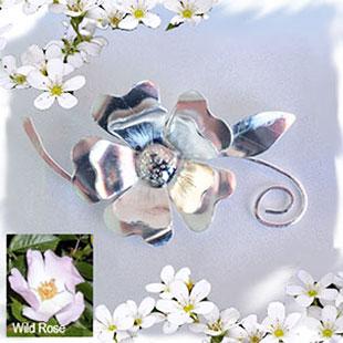 flower brooch