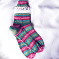 multi coloured striped socks